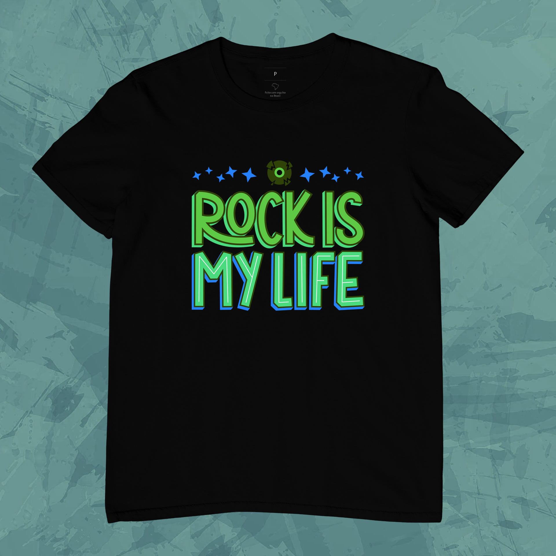 Nome do produto: Camiseta Rock Is My Life