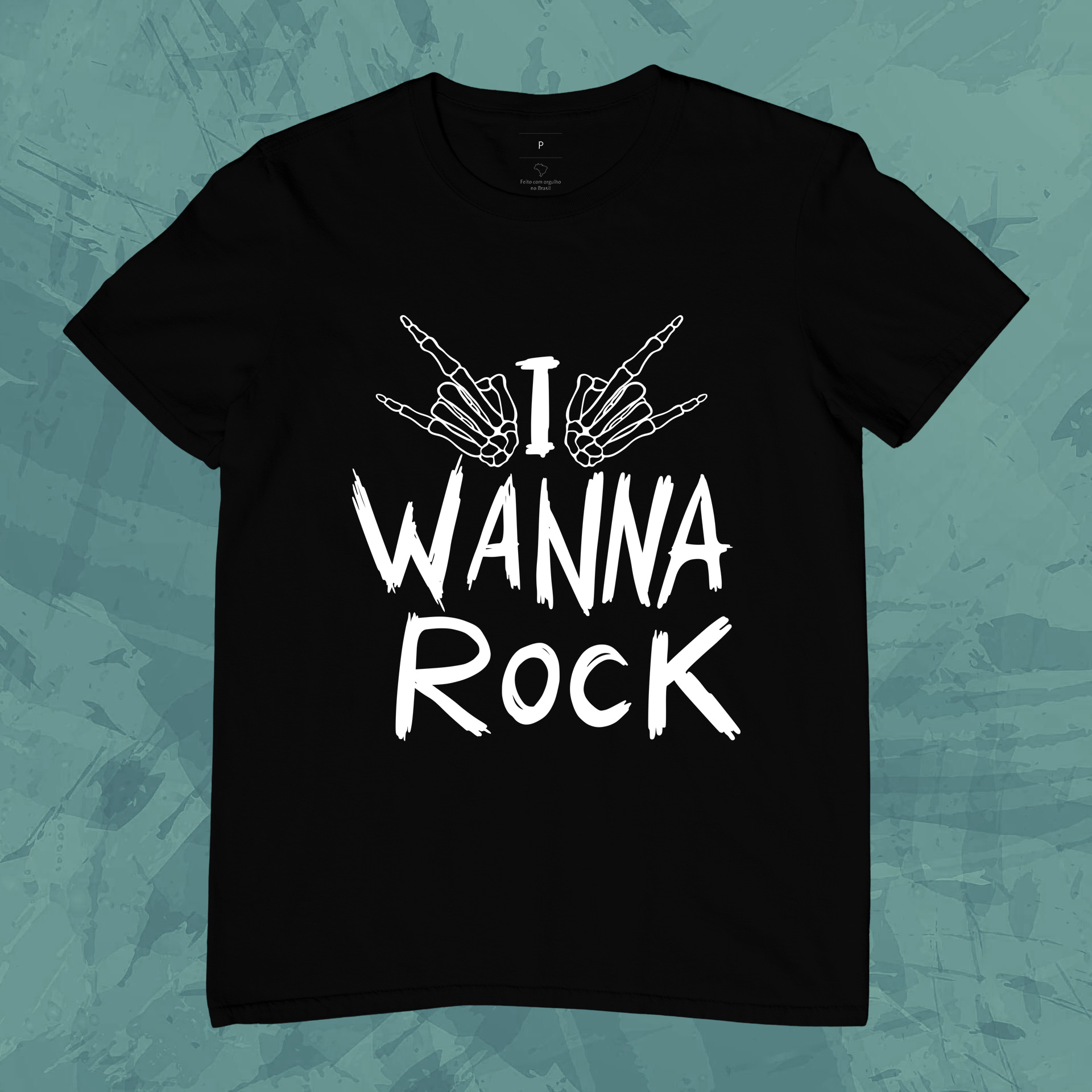 Nome do produto: Camiseta I Wanna Rock