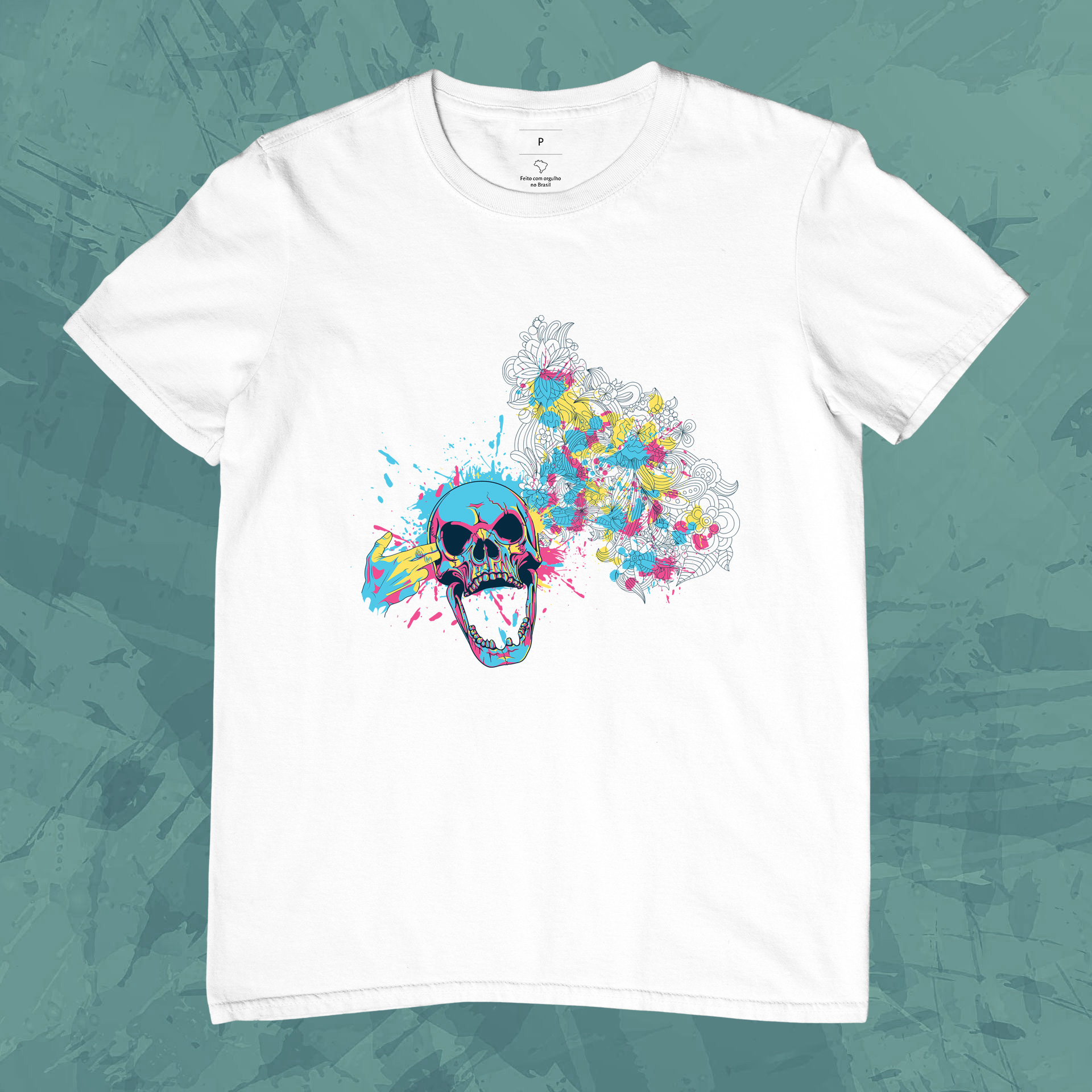 Nome do produto: Caveira Colorida