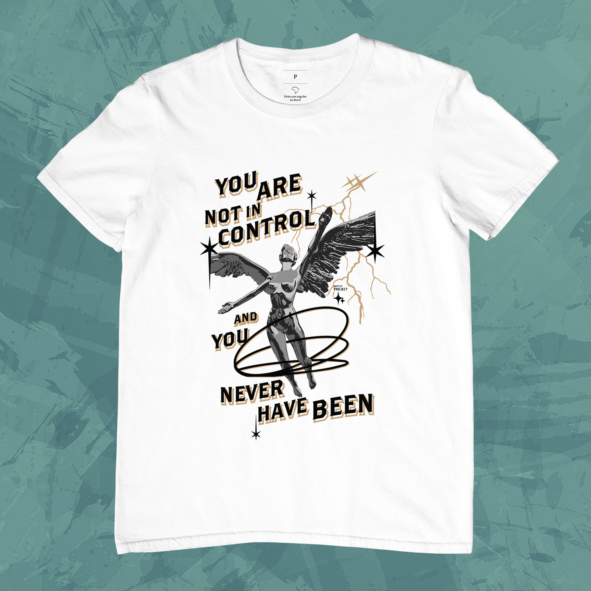 Nome do produto: Camiseta Unissex - Você não está no controle