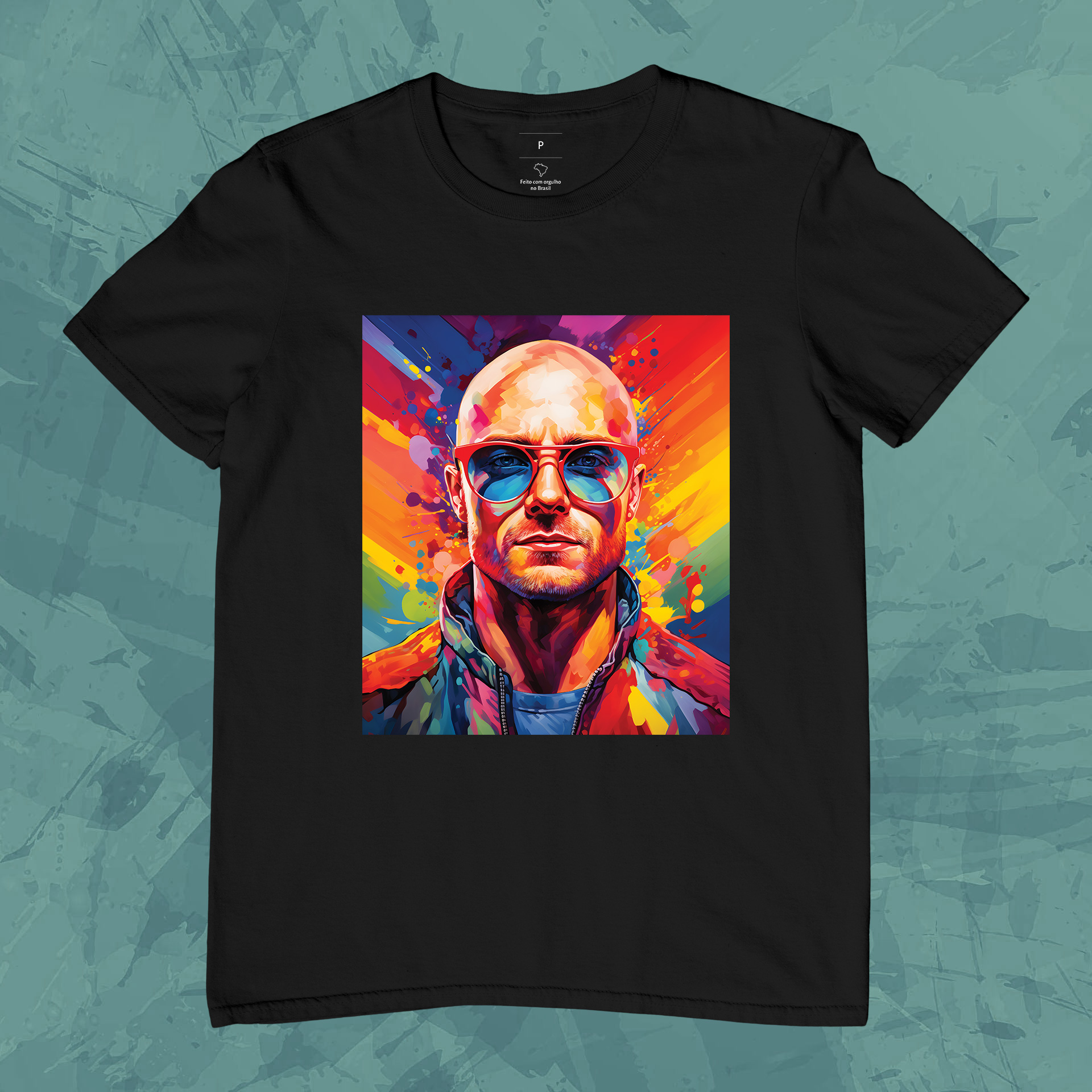 Nome do produto: Camiseta - Expressão Multicolorida