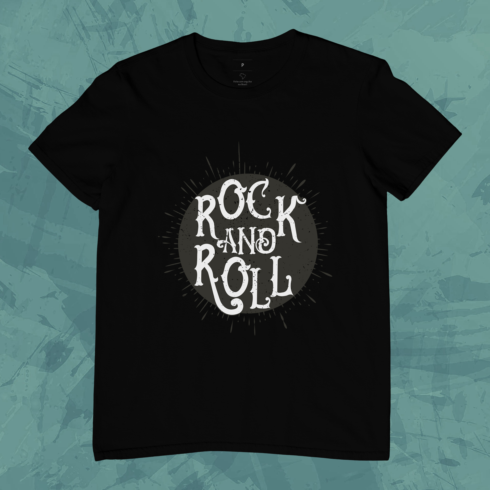 Nome do produto: Camiseta Rock and Roll