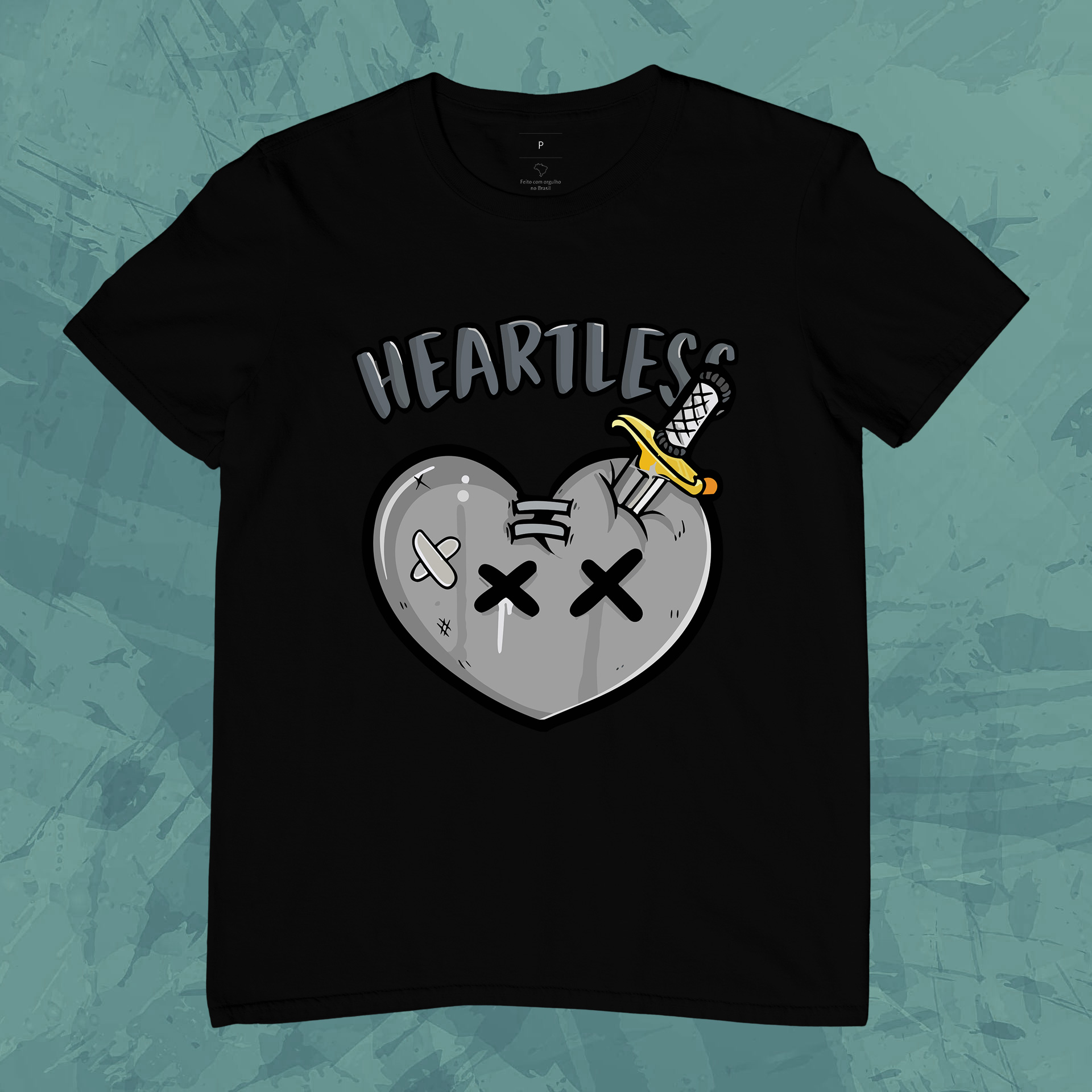 Nome do produto: Camiseta Unissex - Sem Coração