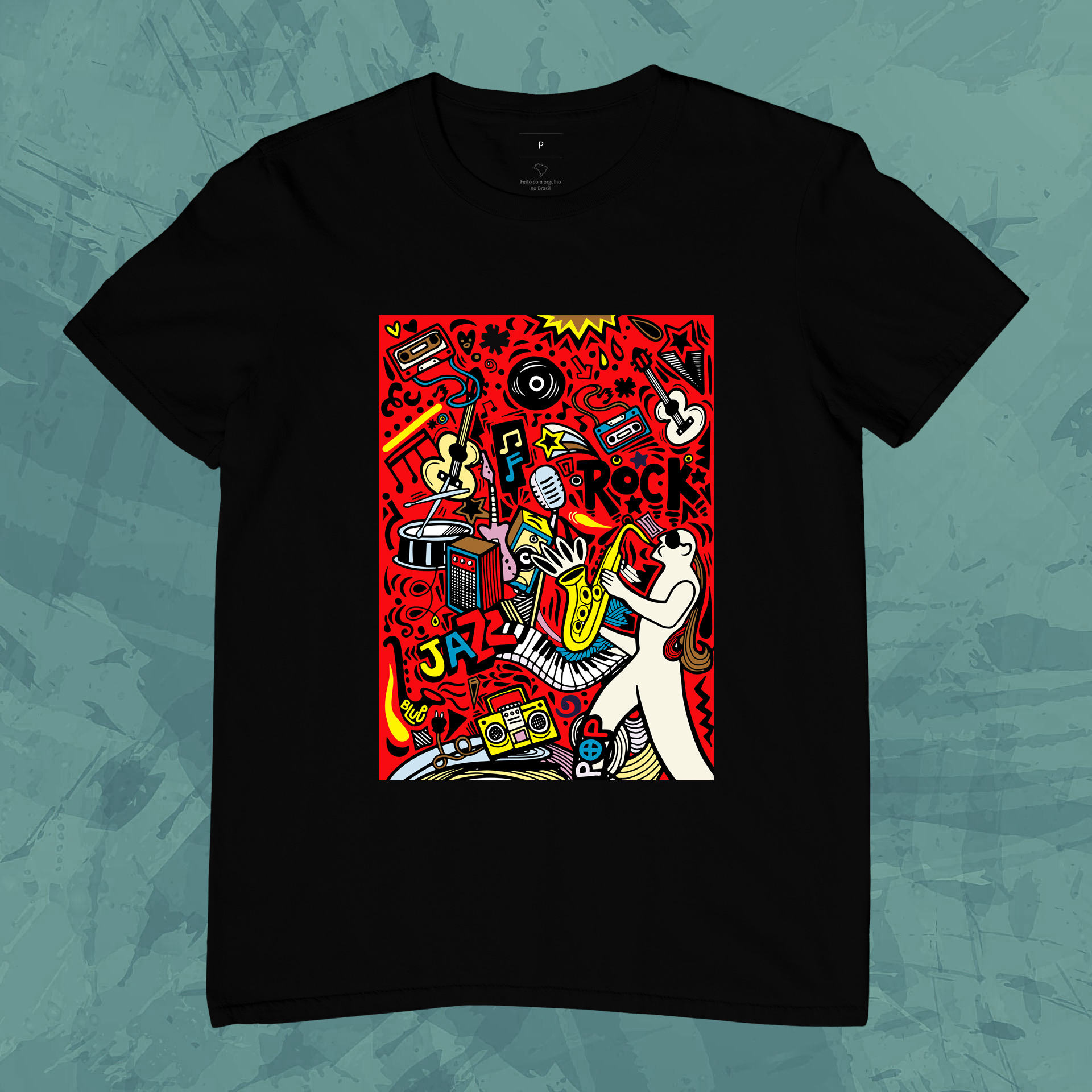 Nome do produto: Camiseta Ritmos