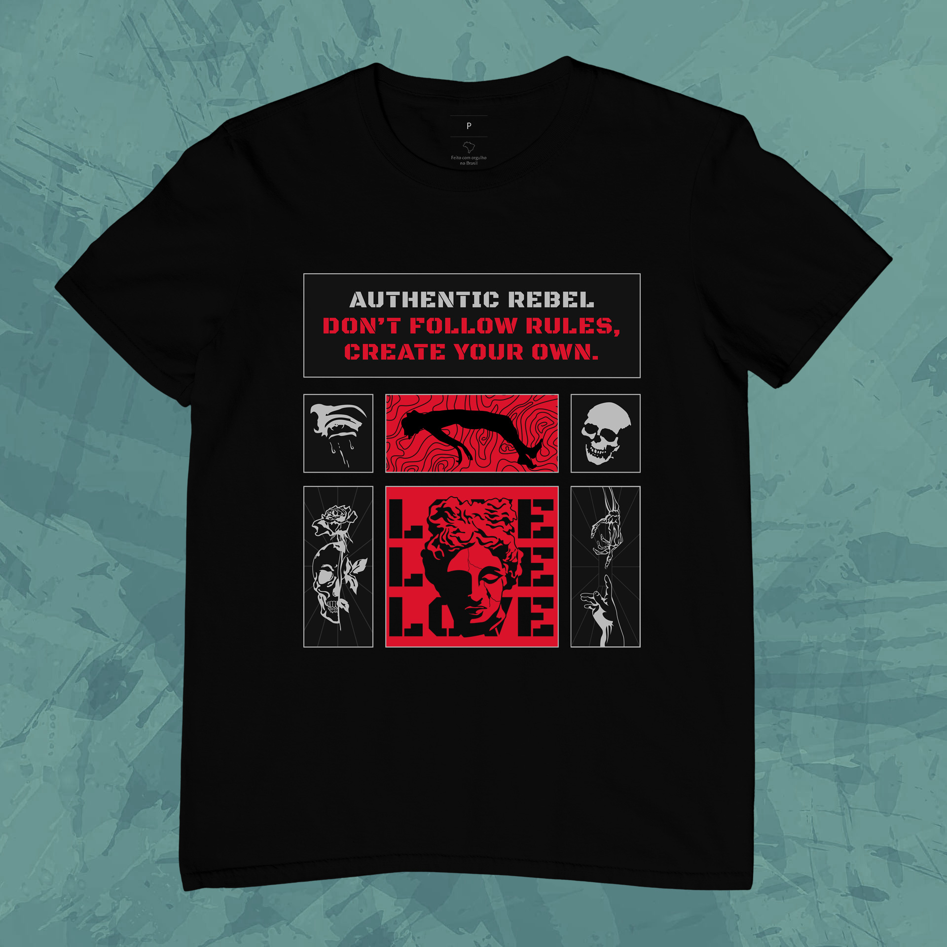 Nome do produto: Camiseta Authentic Rebel