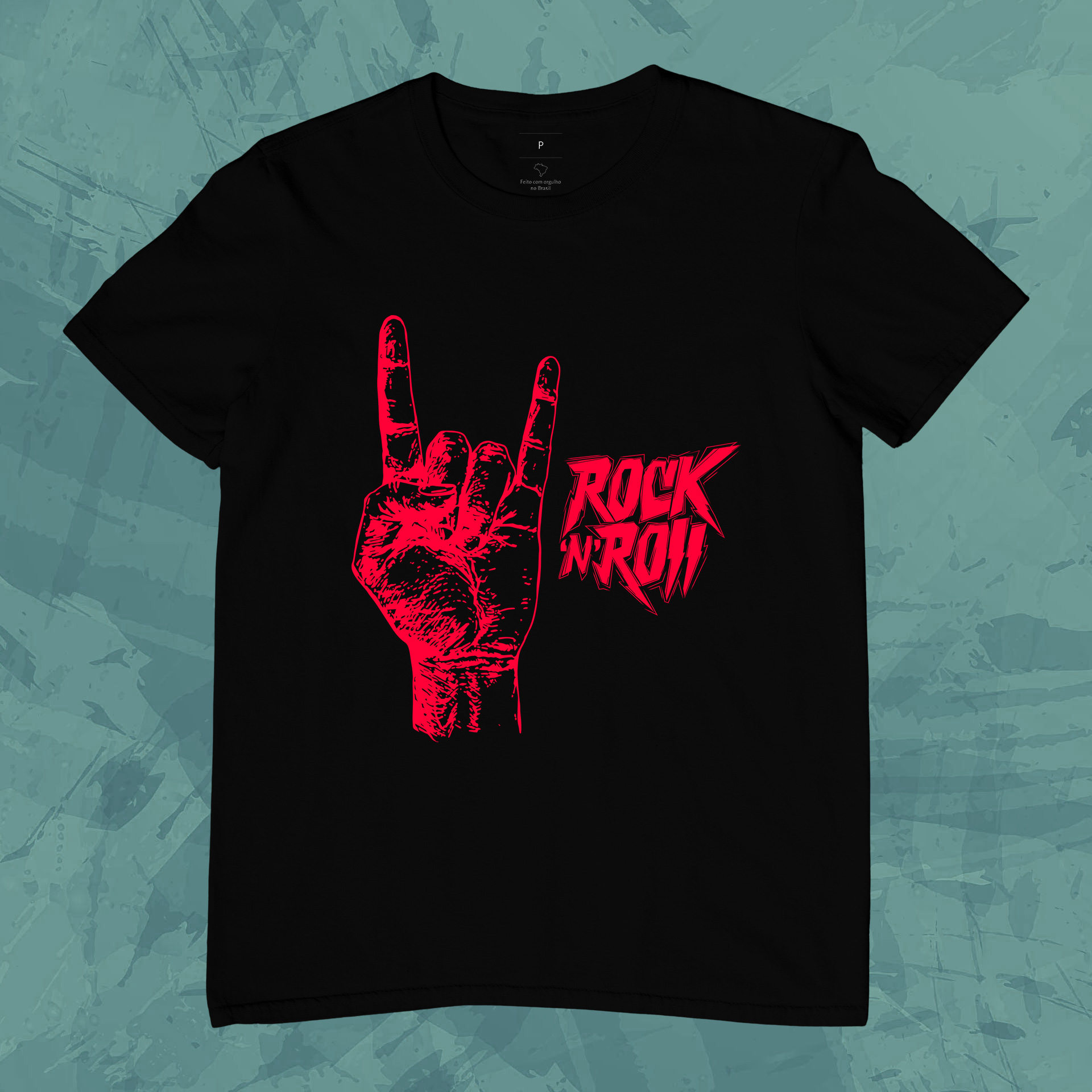 Nome do produto: Camiseta Rock N Roll