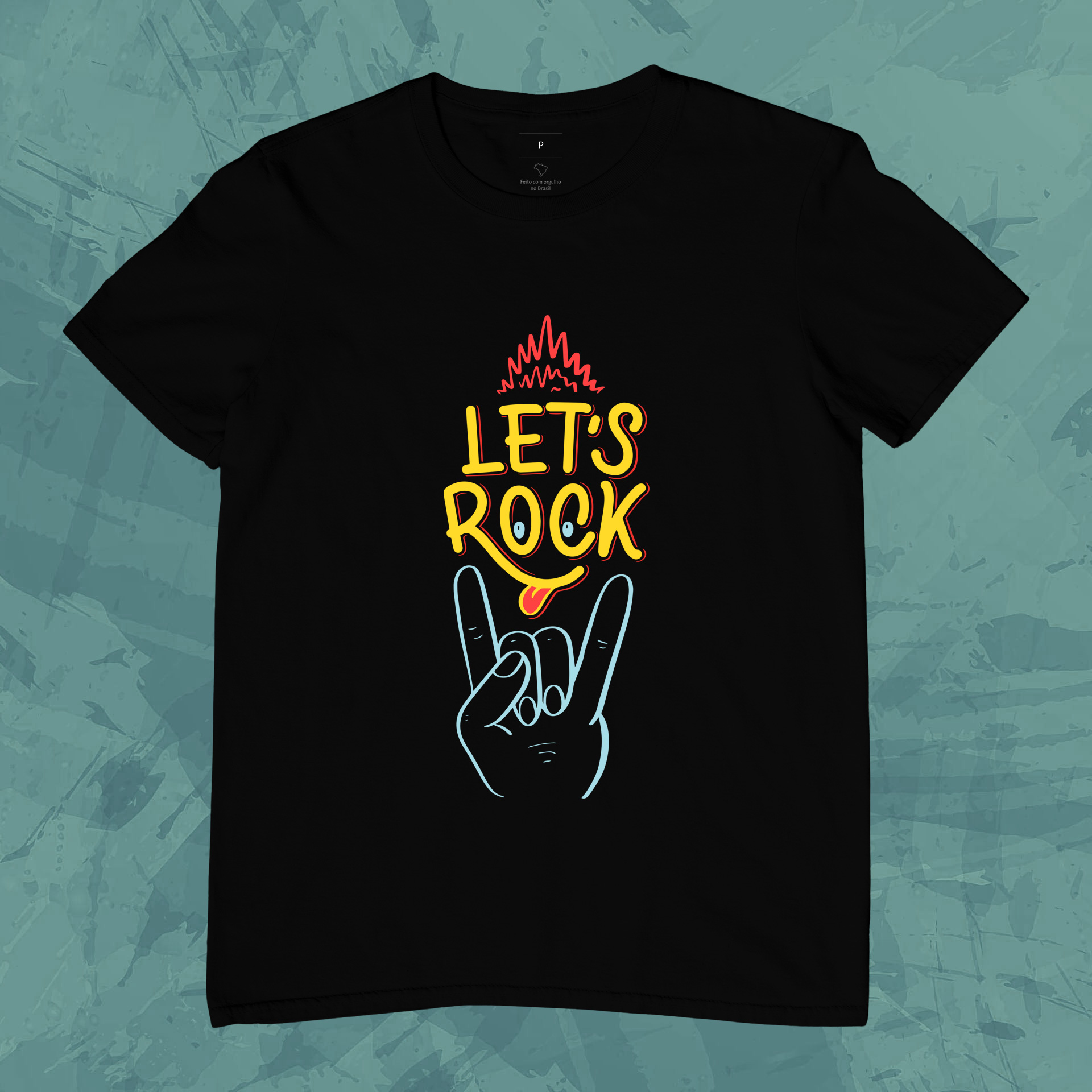 Nome do produto: Camiseta Let`s Rock