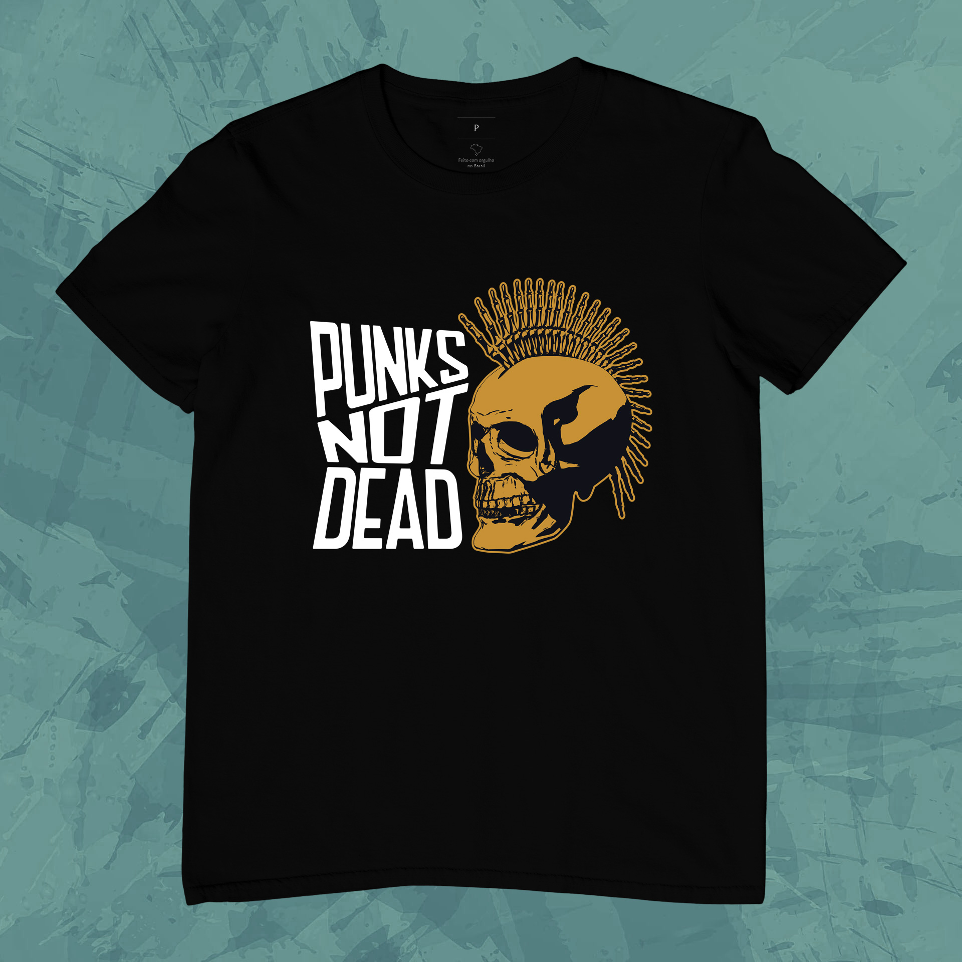 Nome do produto: Camiseta Punks Not Dead