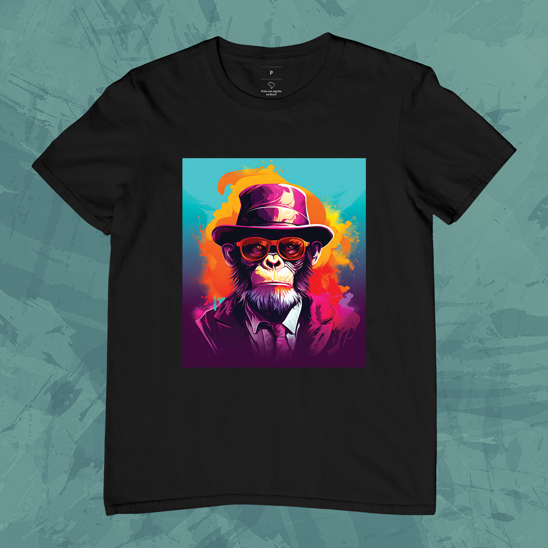Nome do produto: Camiseta - Macaco Mafioso
