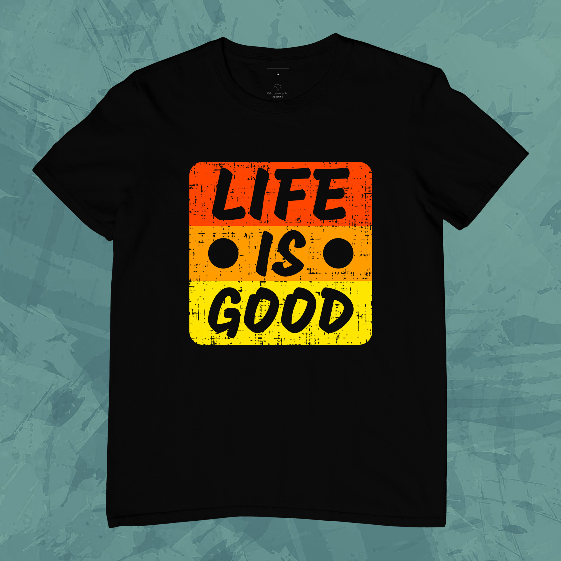 Nome do produto: Camiseta Unissex - A Vida é Boa