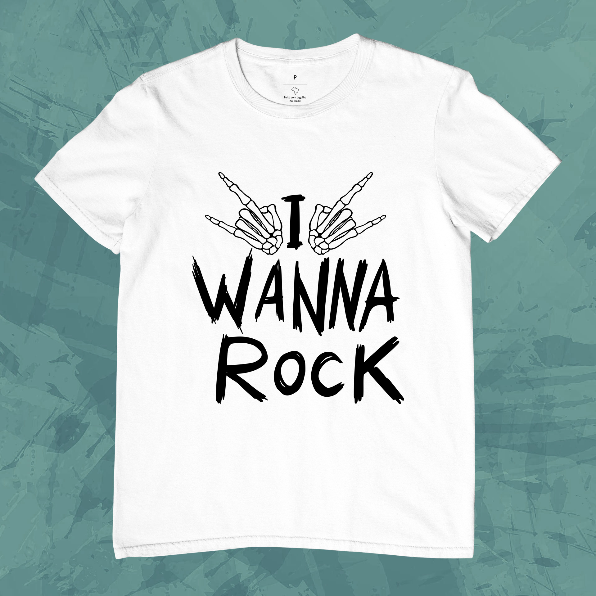 Nome do produto: Camiseta I Wanna Rock
