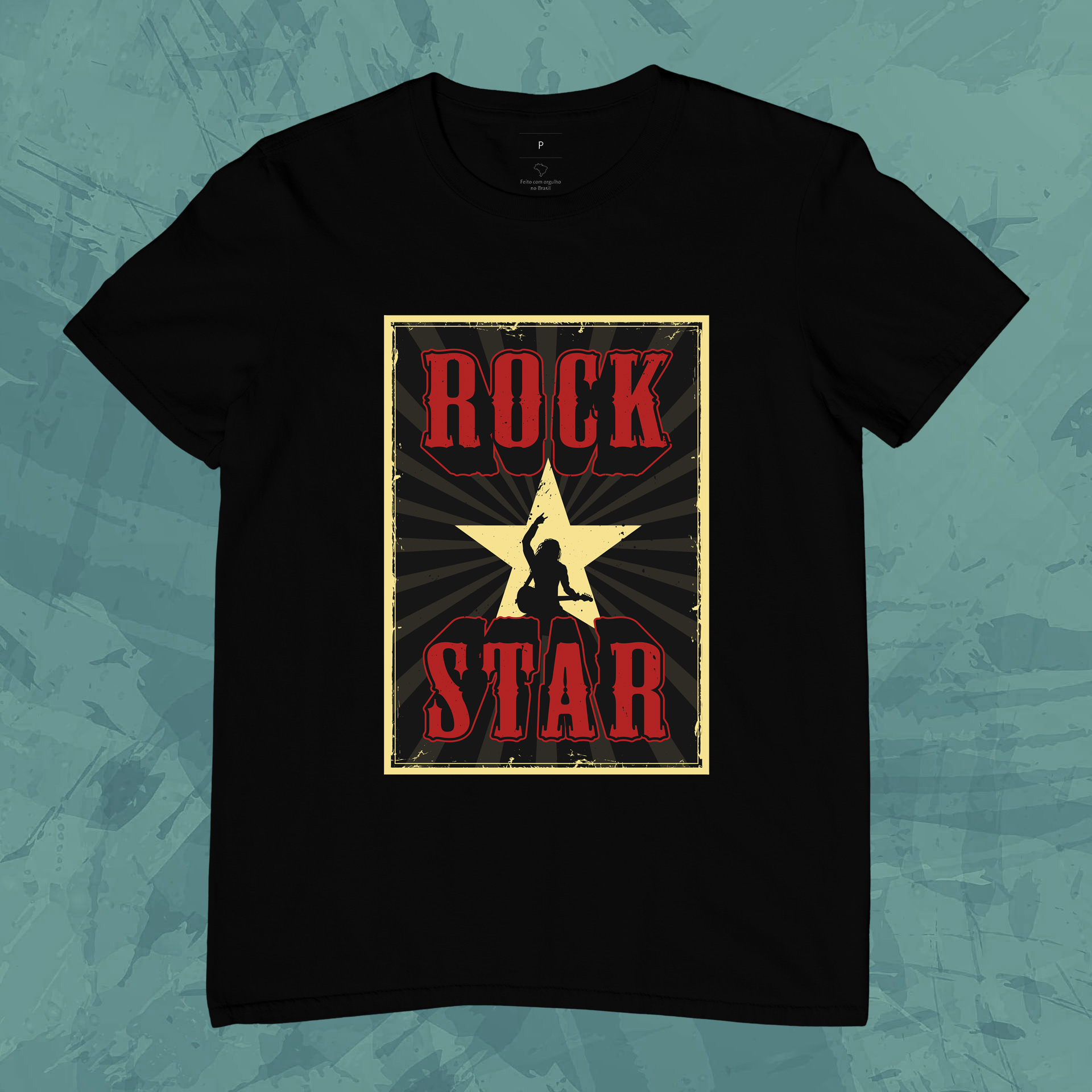Nome do produto: Camiseta Rock Star