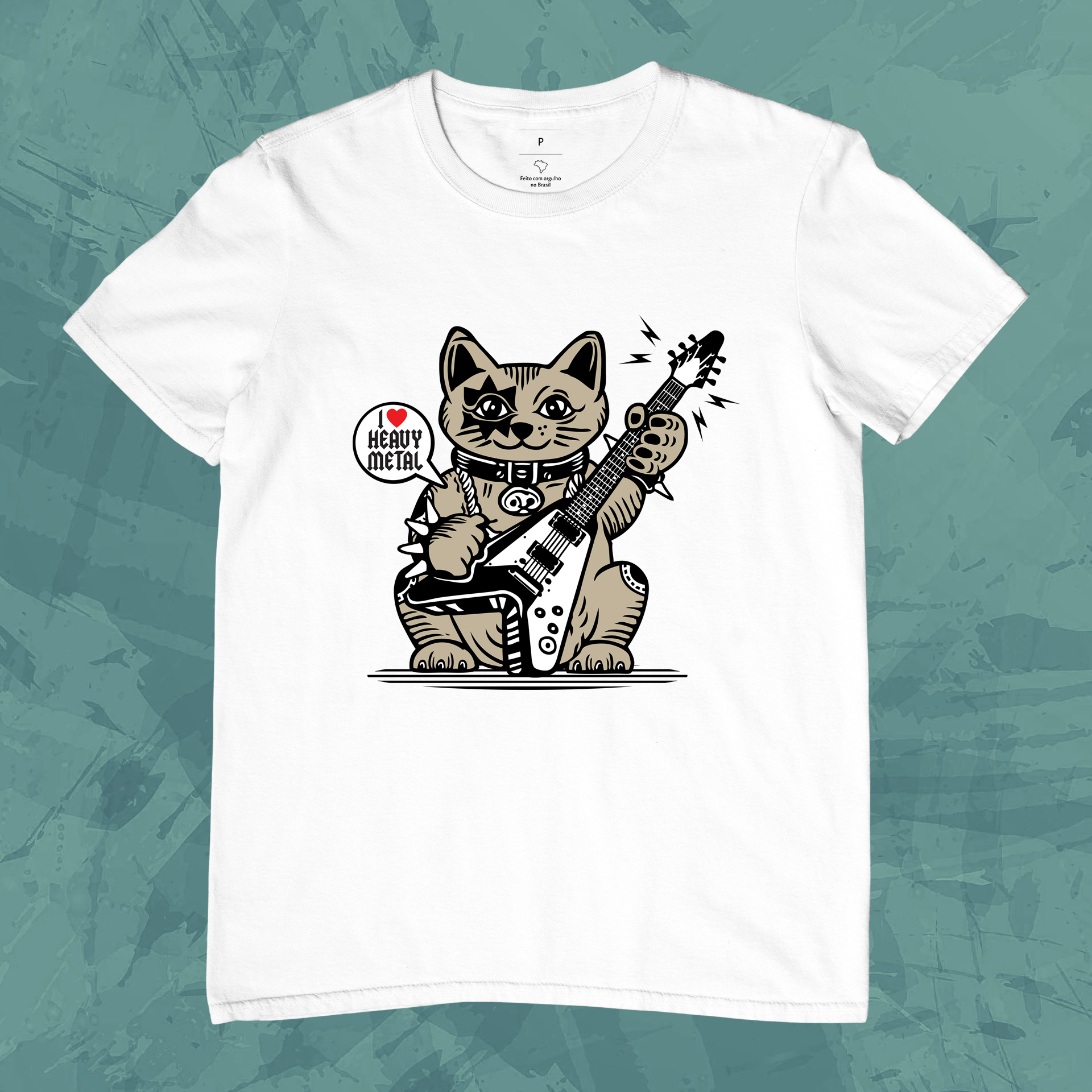Nome do produto: Camiseta Rock and Roll