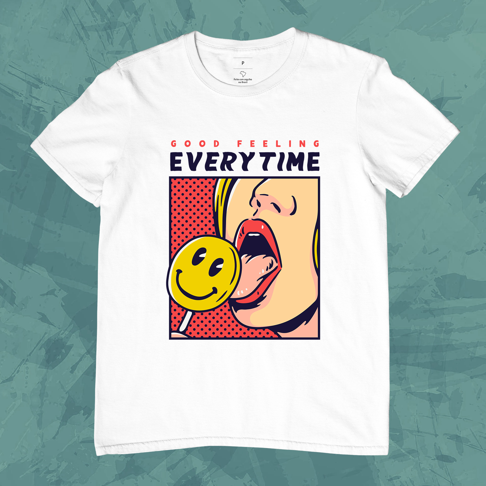 Nome do produto: Camiseta Unissex - Good Feeling