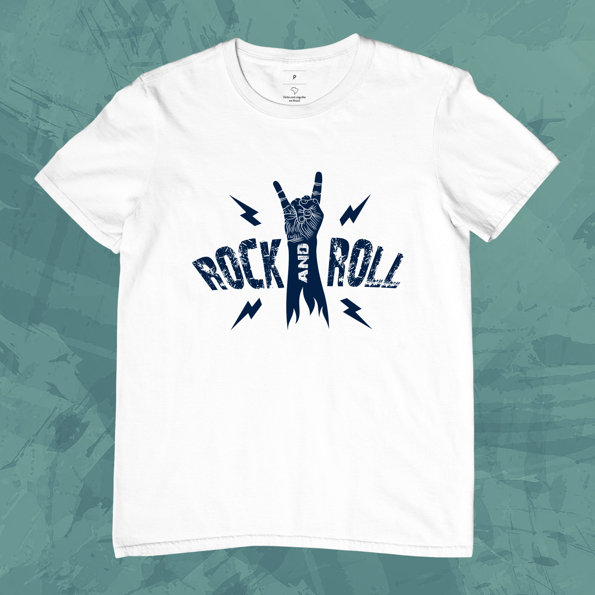 Nome do produto: Camiseta Rock and Roll