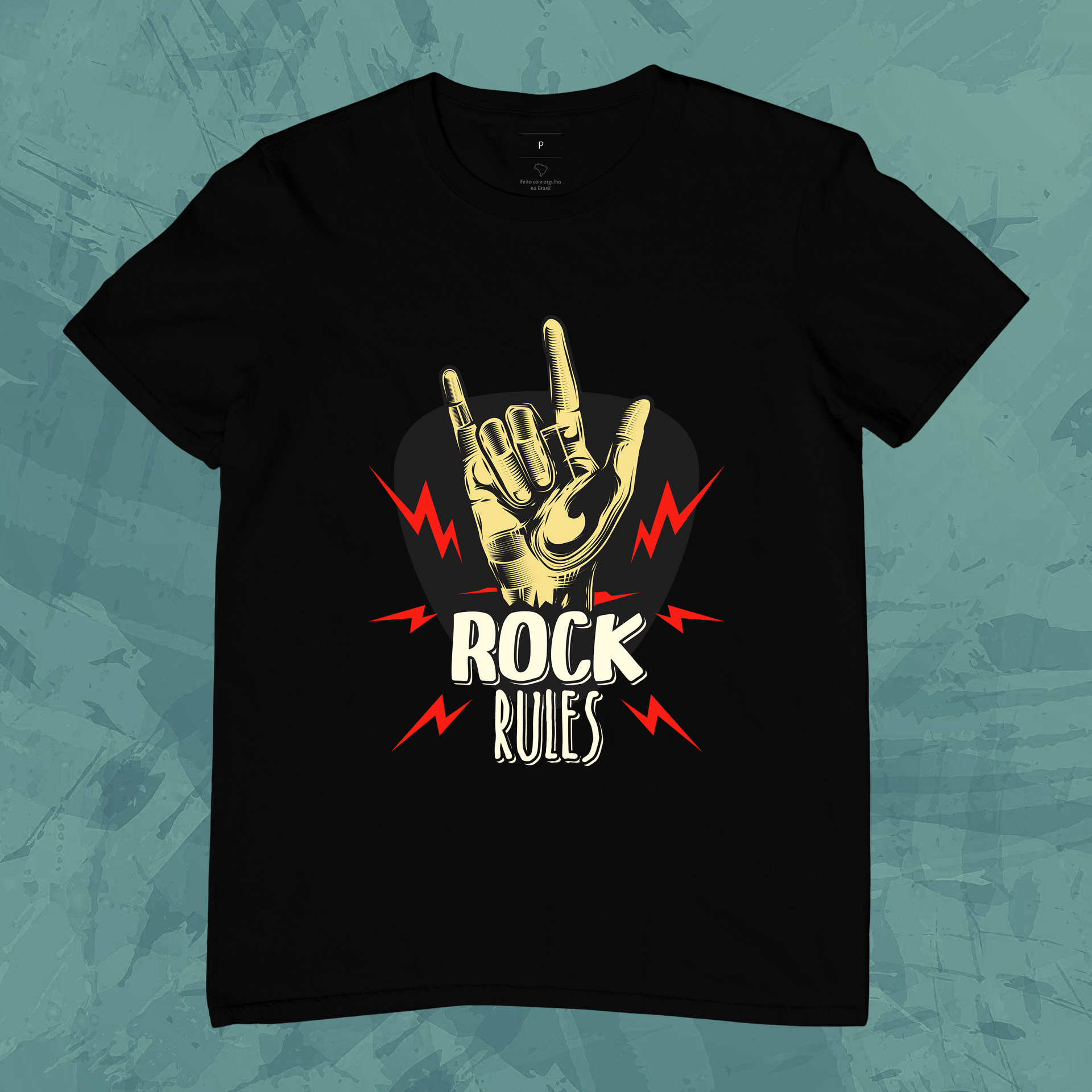 Nome do produto: Camiseta Rock & Regras