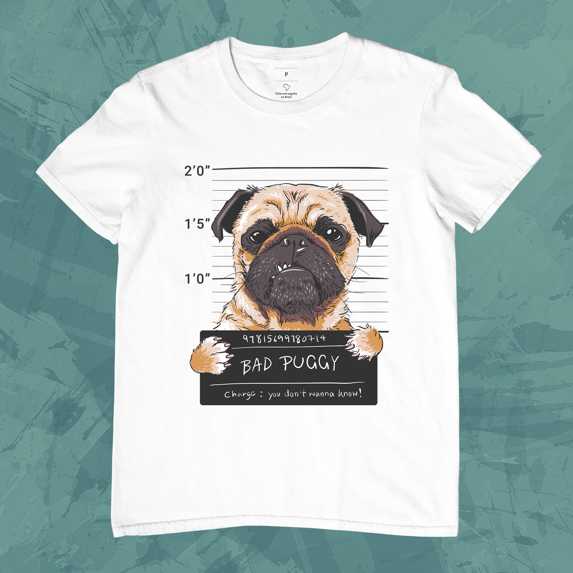 Nome do produto: Camiseta Unissex - Bad Puggy
