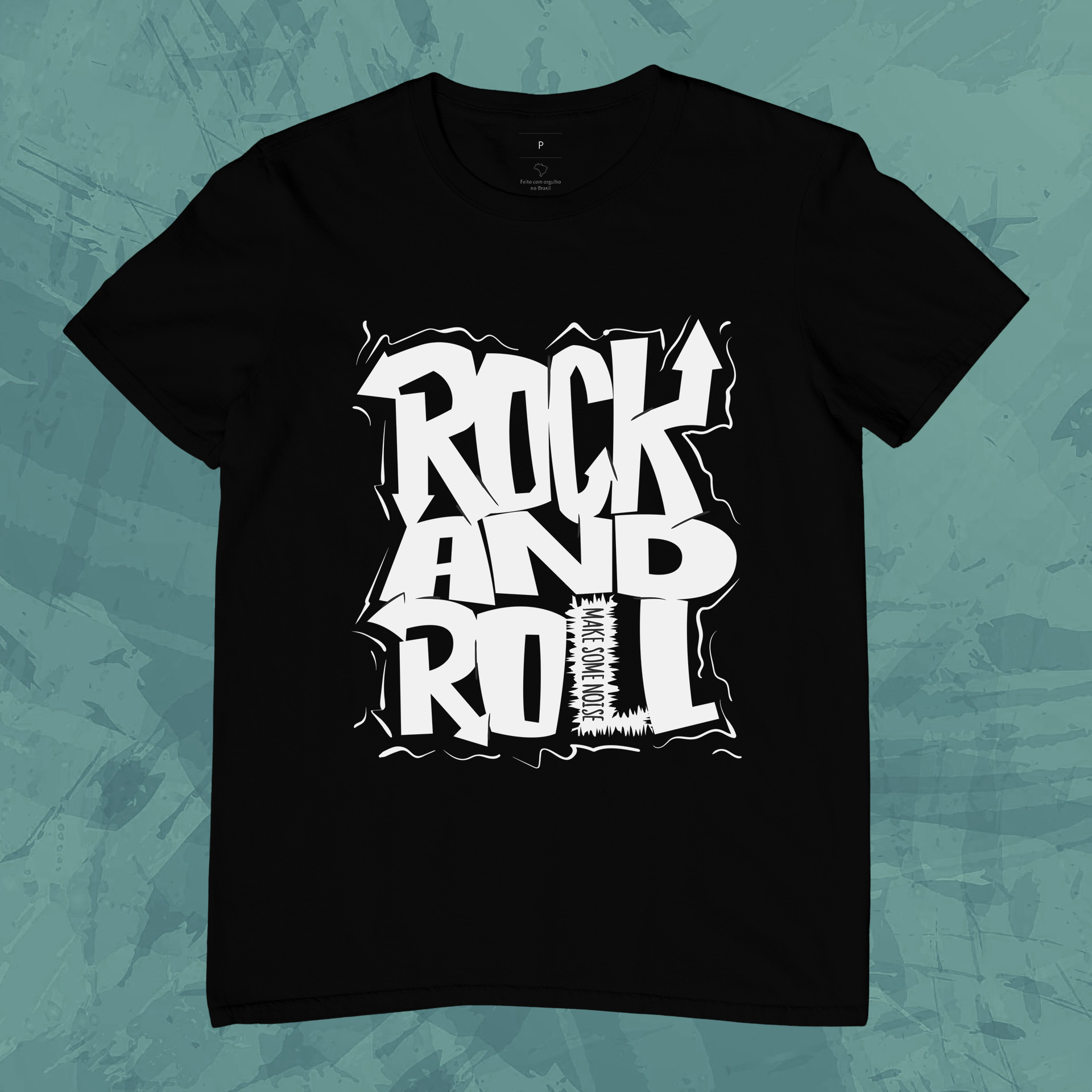 Nome do produto: Camiseta Rock and Roll