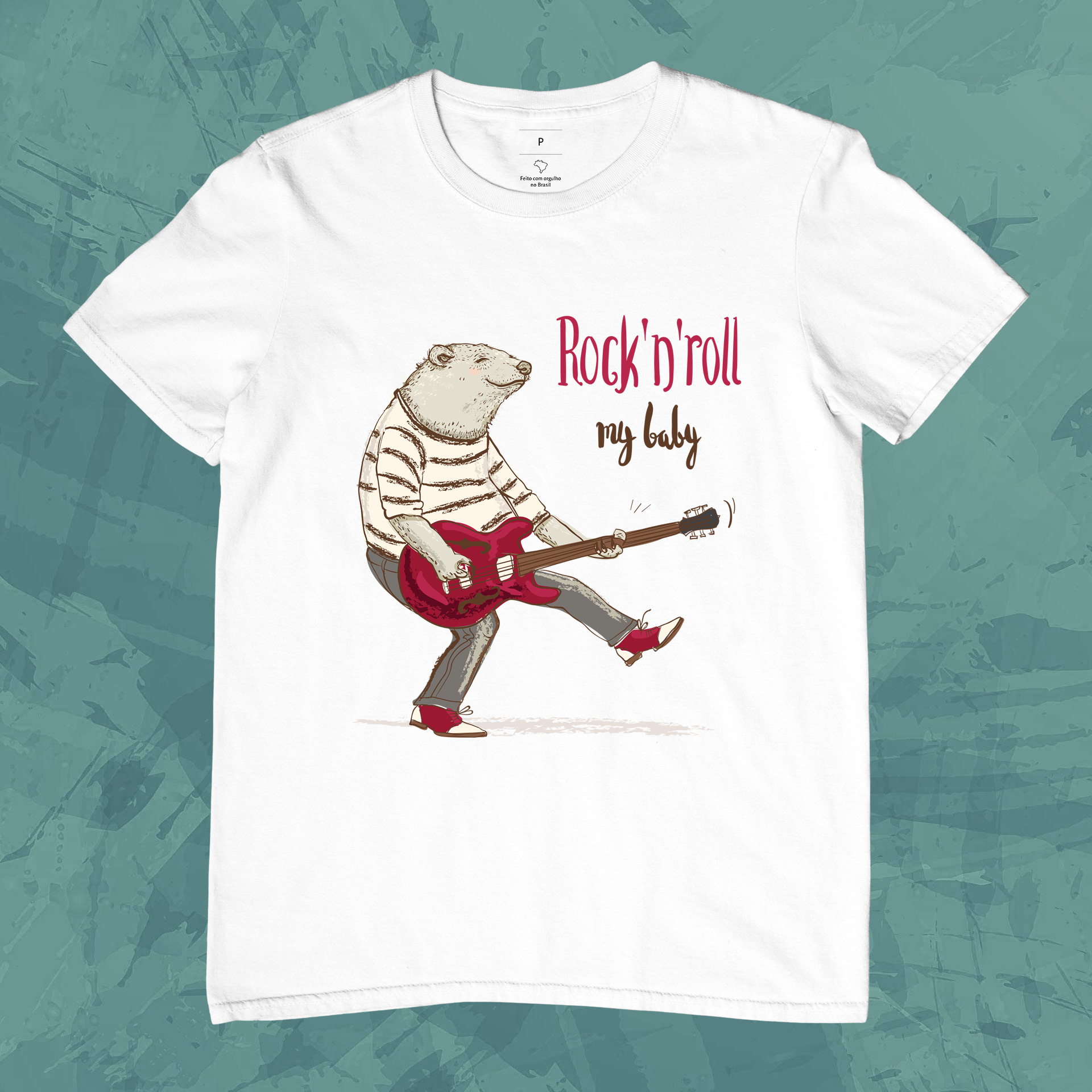 Nome do produto: Camisa Rock N Roll My Baby