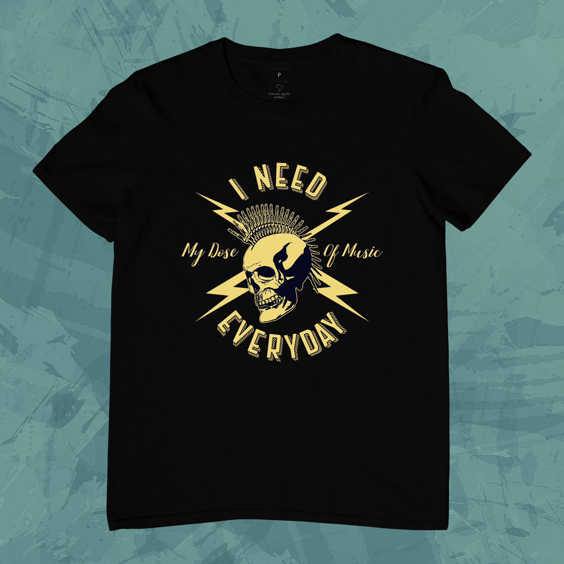 Nome do produto: Camiseta Rock Todos os Dias