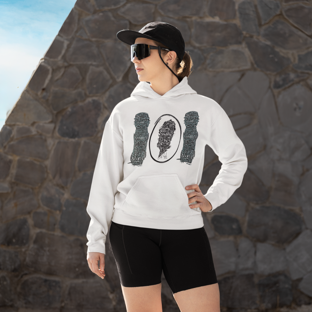 Nome do produto: Moletom Canguru Estampa Toten Haux e Cordel Encantado 