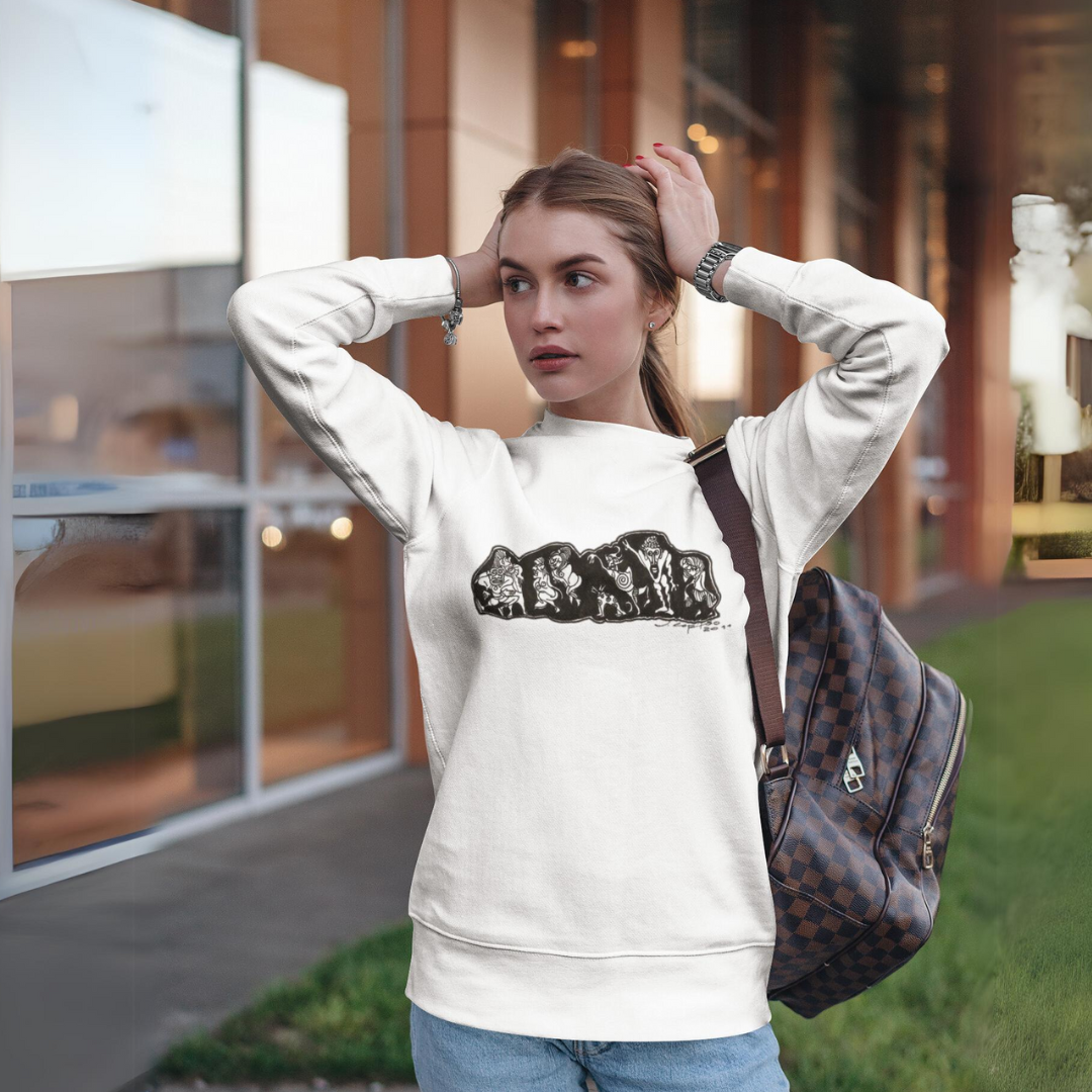 Nome do produto: Moletom Fechado Estampa Primatas 