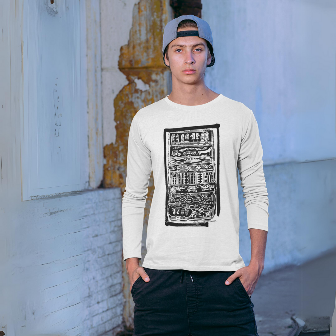 Nome do produto: Camiseta Manga Longa Sport Dry Uv Unissex Estampa Mundo Animal 