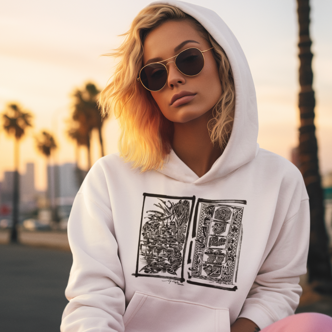 Nome do produto: Moletom Canguru Estampas Trip e Volume 5