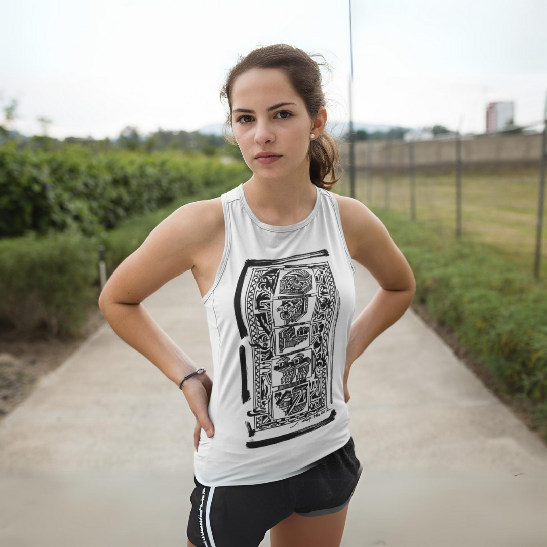 Nome do produto: Camiseta Regata Feminina Sportv Dry Uv Estampa Volume 5