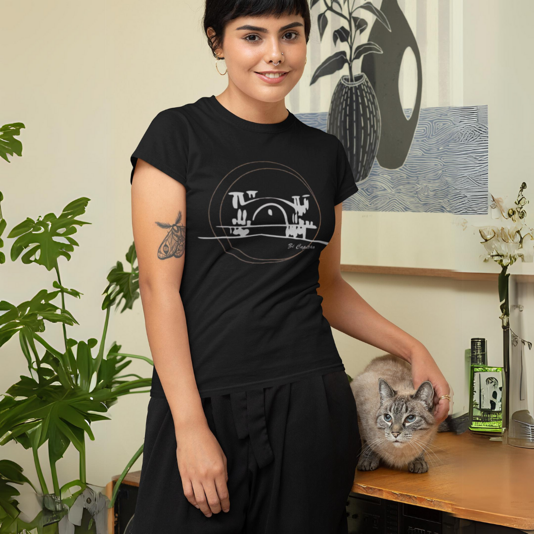 Nome do produto: Camiseta Baby Long Classic Feminina Estampa Estação de Mairinque 