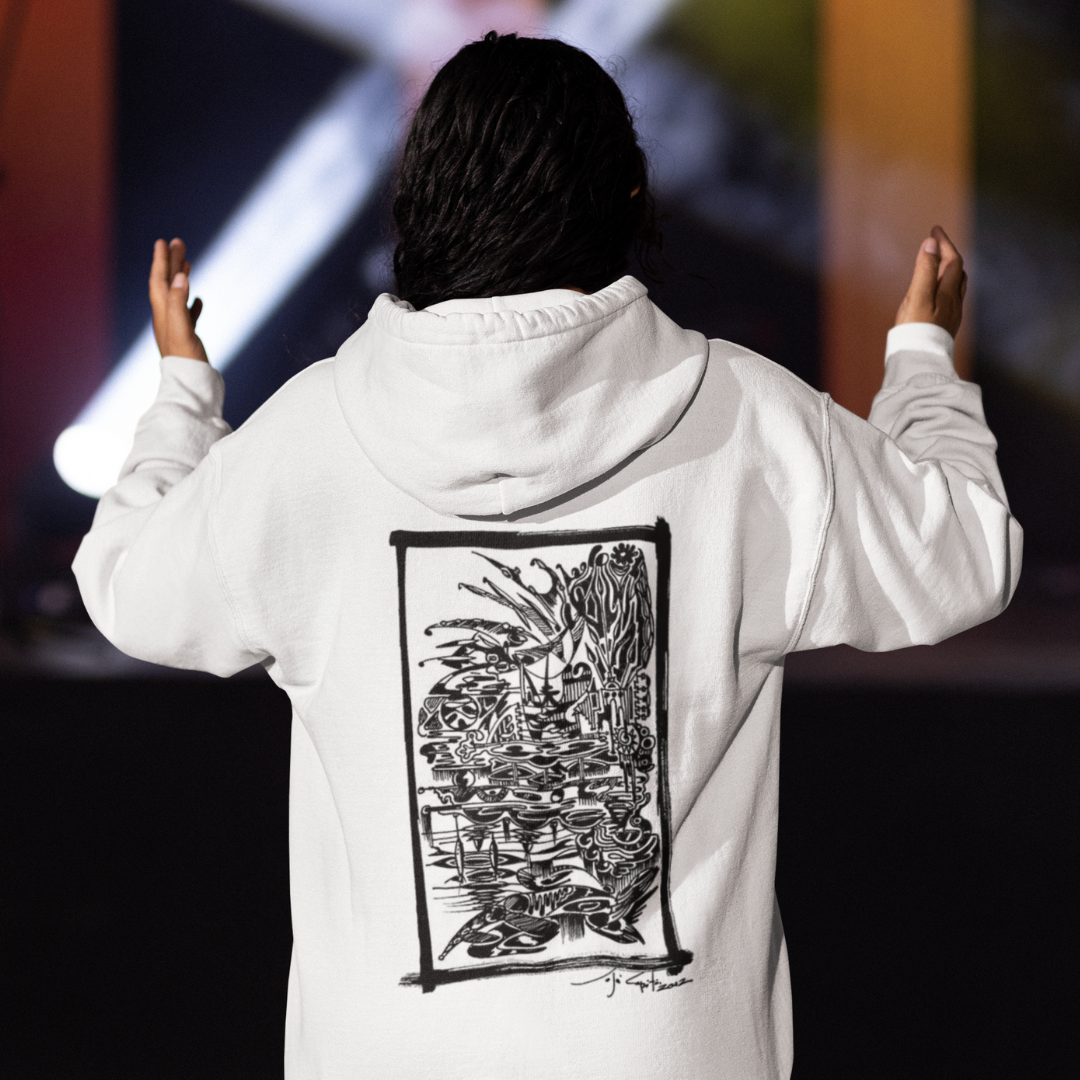 Nome do produto: Moletom Com Zíper Estampa Trip