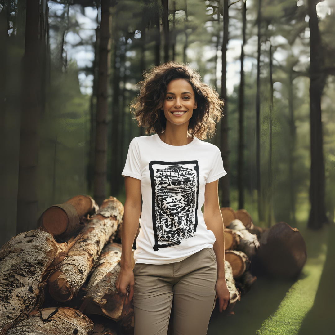 Nome do produto: Camisa Feminina Baby Long Classic Frente e costas Estampa Futurama 