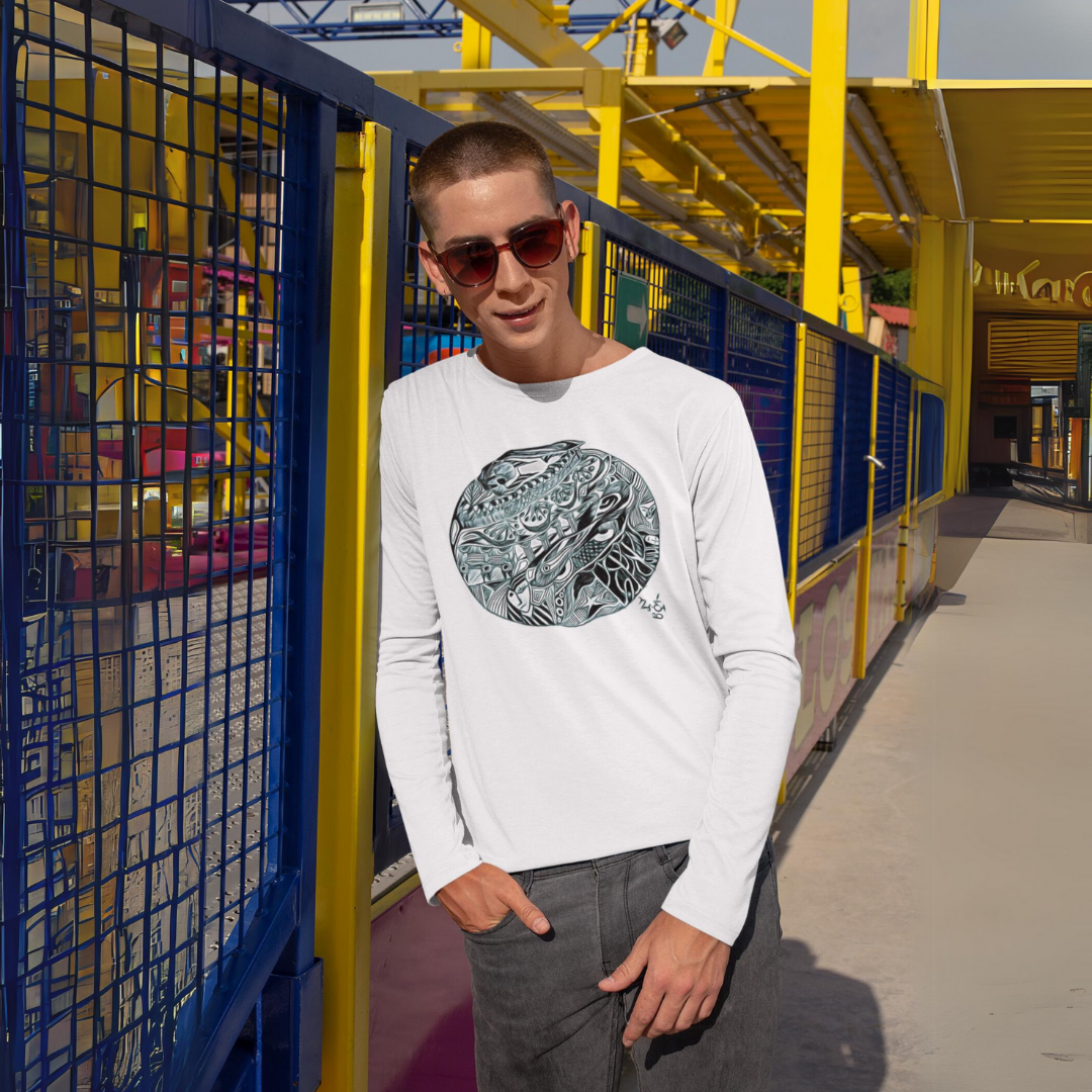 Nome do produto: Camiseta Manga Longa Sport Dry Uv Unissex Estampa Cosmo Zé