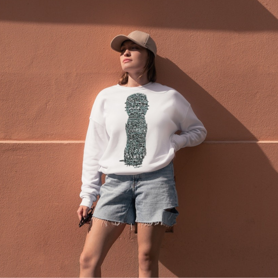 Nome do produto: Moletom Fechado Estampa Toten Haux