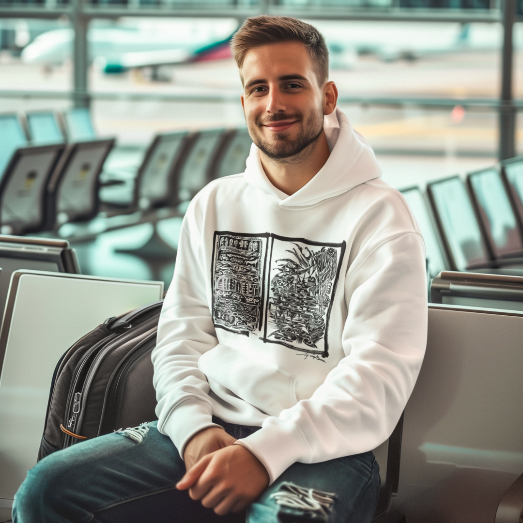 Nome do produto: Moletom Canguru Estampa Mundo Animal e Trip