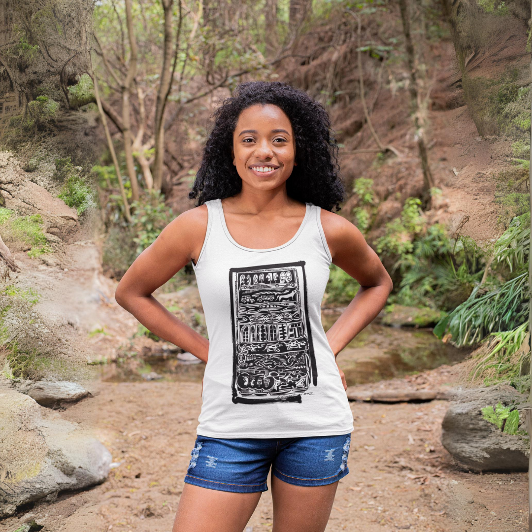 Nome do produto: Camiseta Regata Feminina Sportv Dry Uv Estampa Mundo Animal 