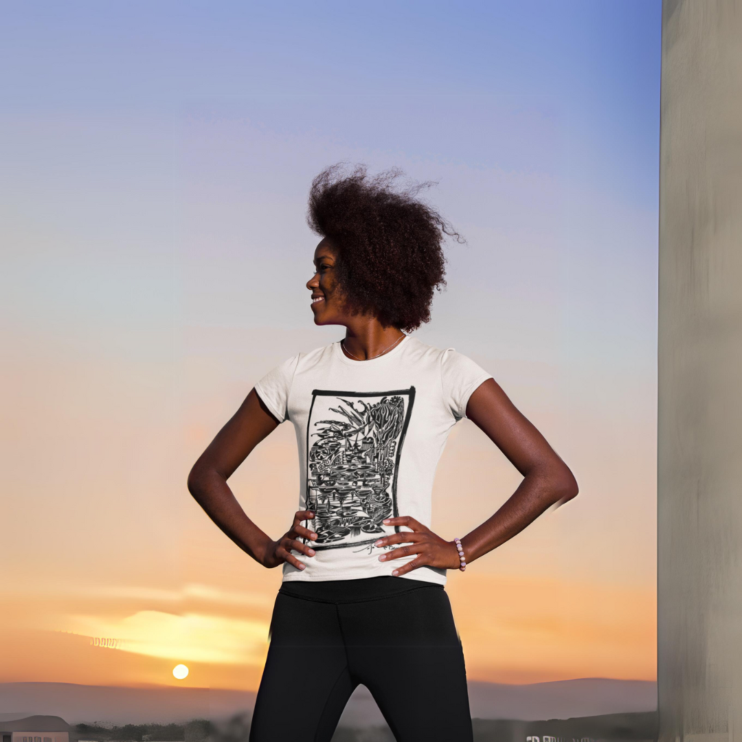 Nome do produto: Camisa Feminina Baby Long Classic Estampa Trip