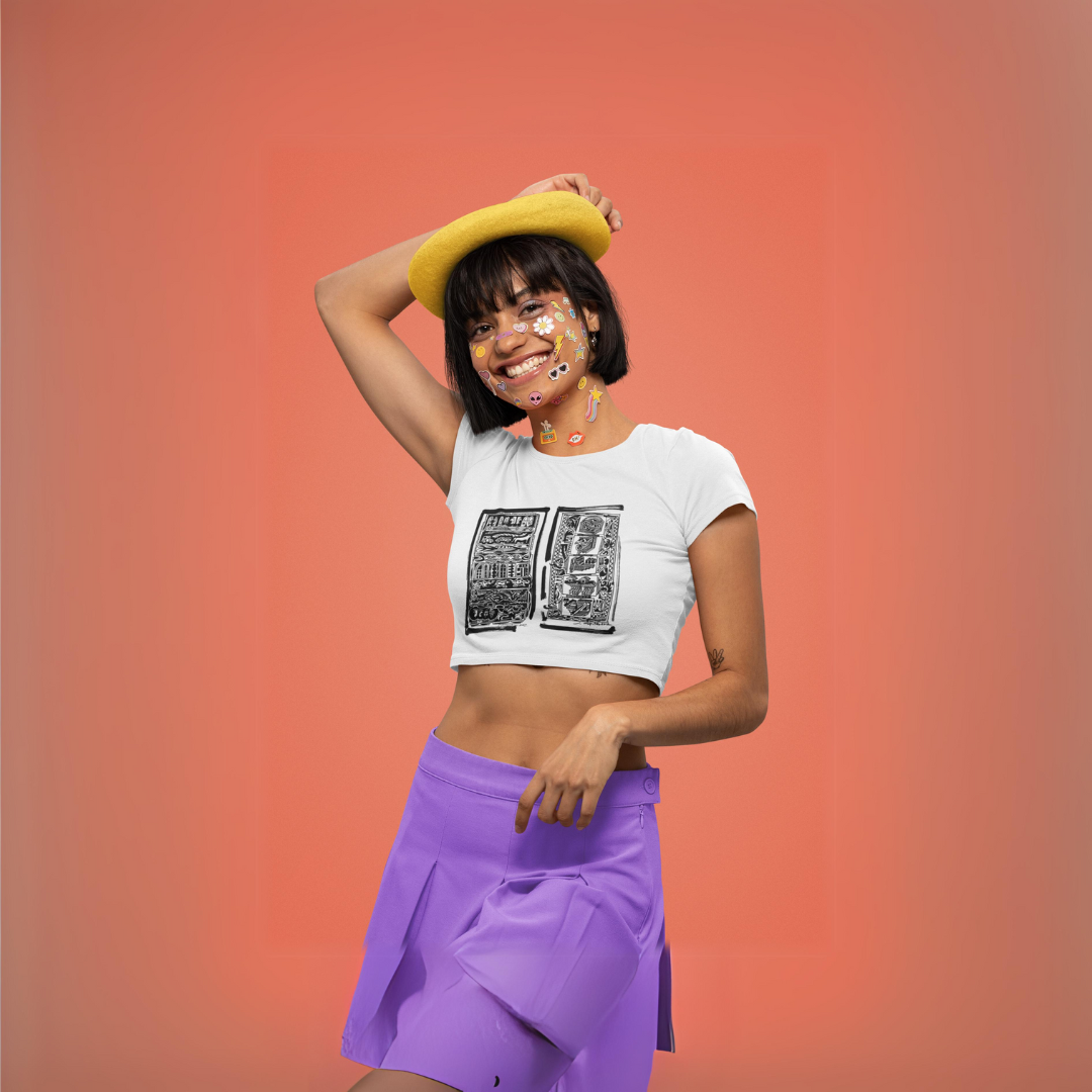 Nome do produto: Camisa Feminina Cropped Estampas Mundo Animal  e Volume 5 