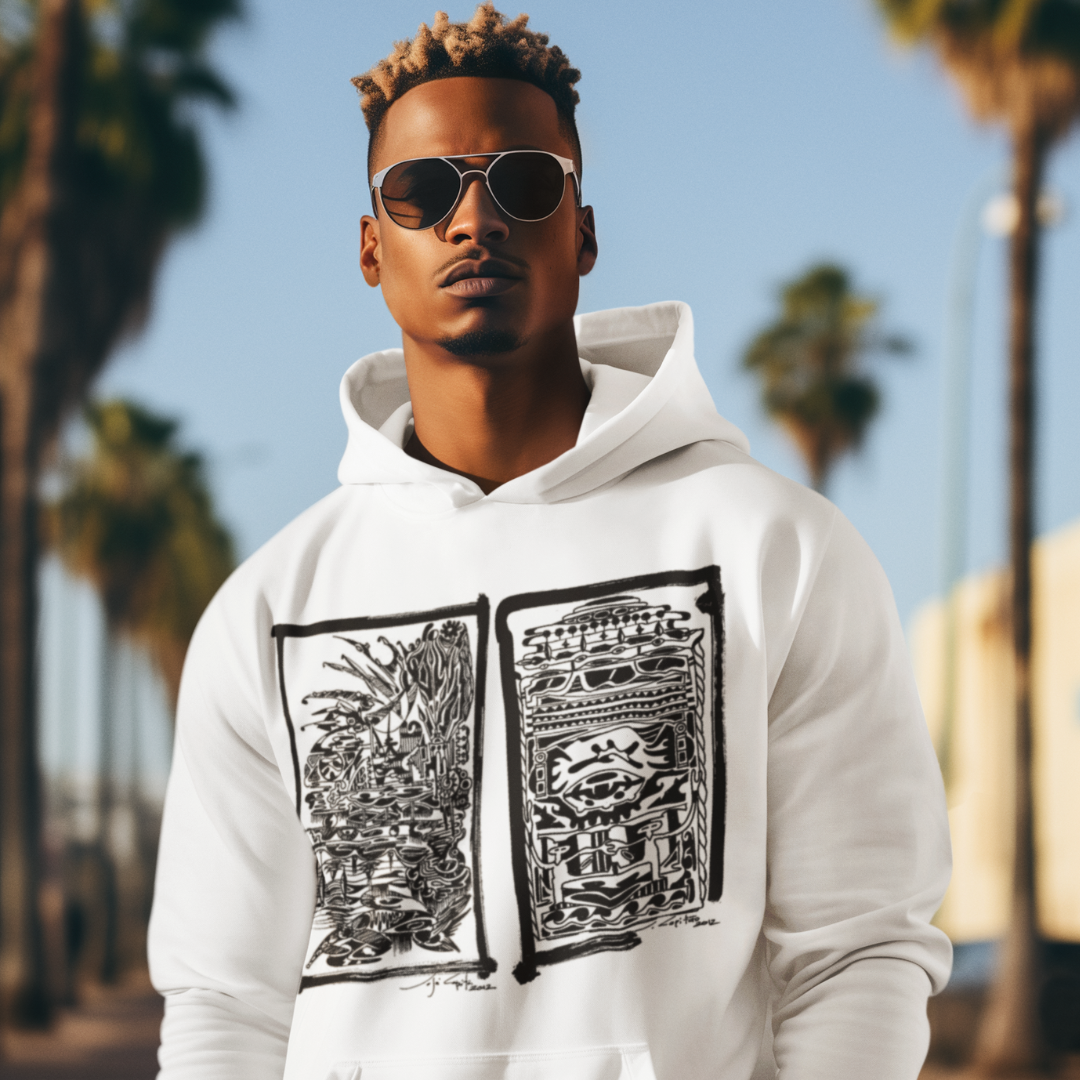 Nome do produto: Moletom Canguru Estampas Trip e Futurama 