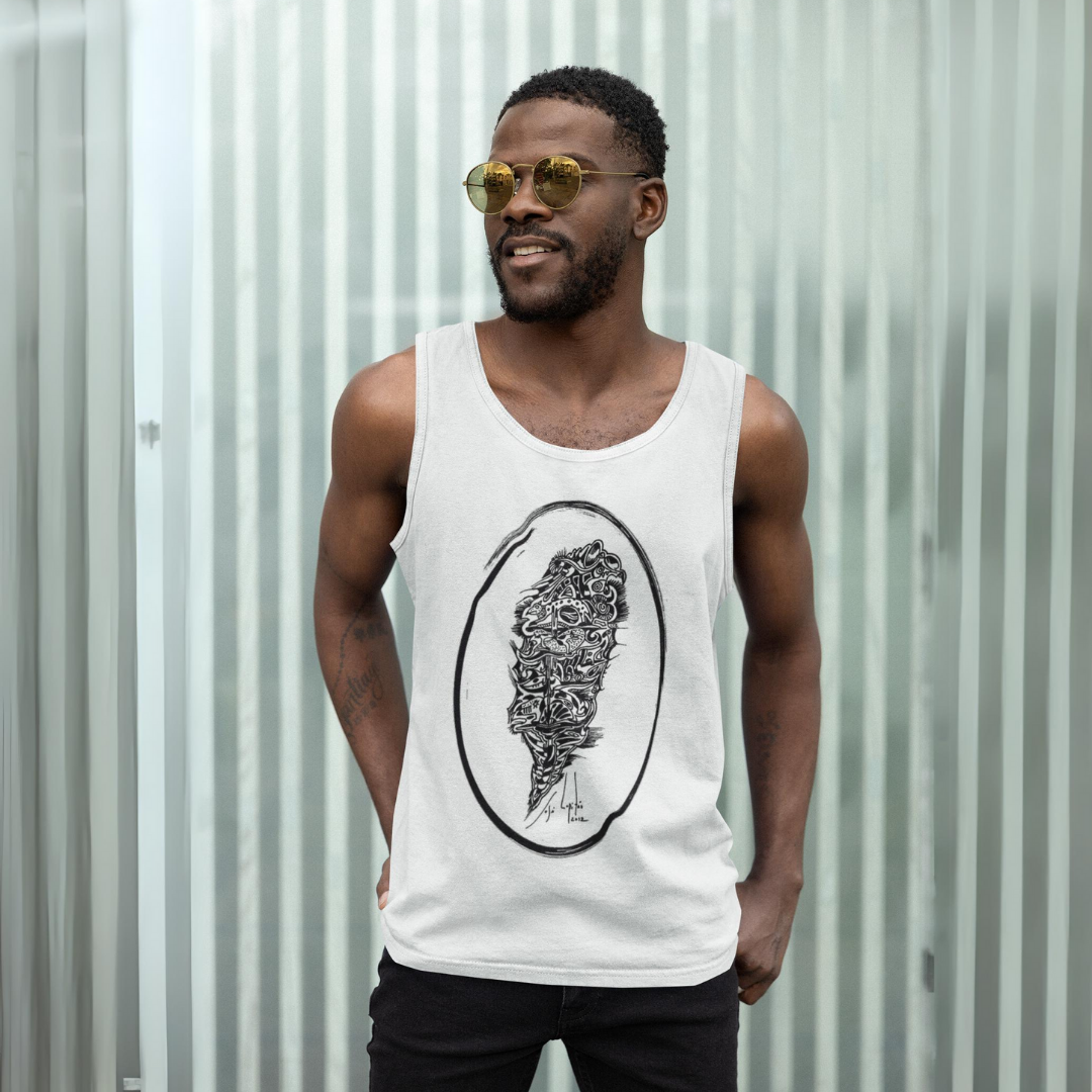 Nome do produto: Camiseta Regata Masculina Quality Estampa Cordel Encantado 