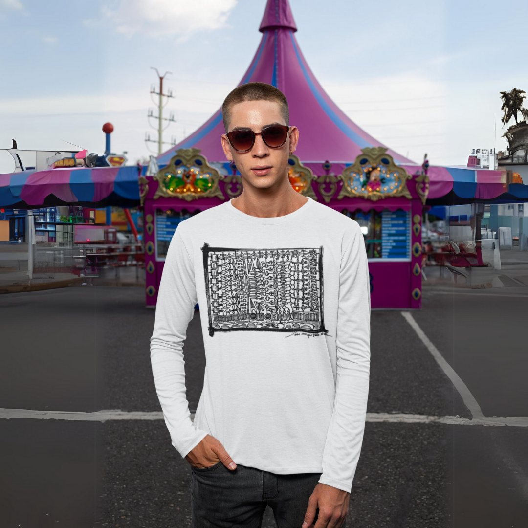 Nome do produto: Camiseta  Manga Longa Sport Dry Uv Unissex Estampa Kambo