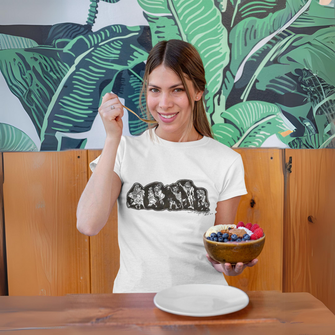 Nome do produto: Camiseta Baby Long Quality Estampa Primatas 