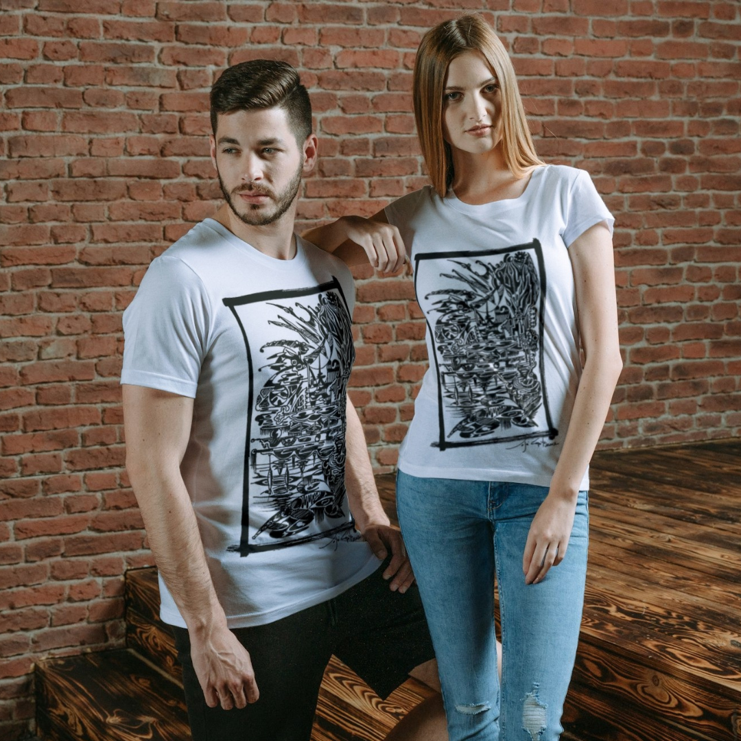 Nome do produto: Camisa Unissex T-Shirt Classic  Estampa Trip