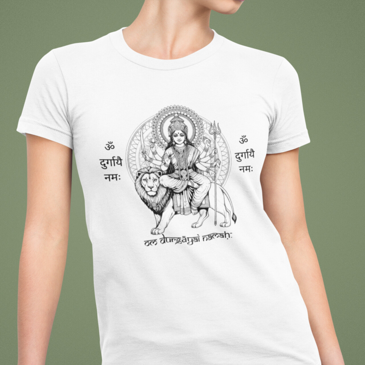 Camiseta de Yoga – Durga Shakti Baby Long