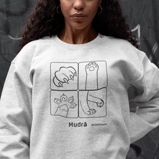 Moletom de Yoga - Mudrā - Gestos Felinos Sagrados 