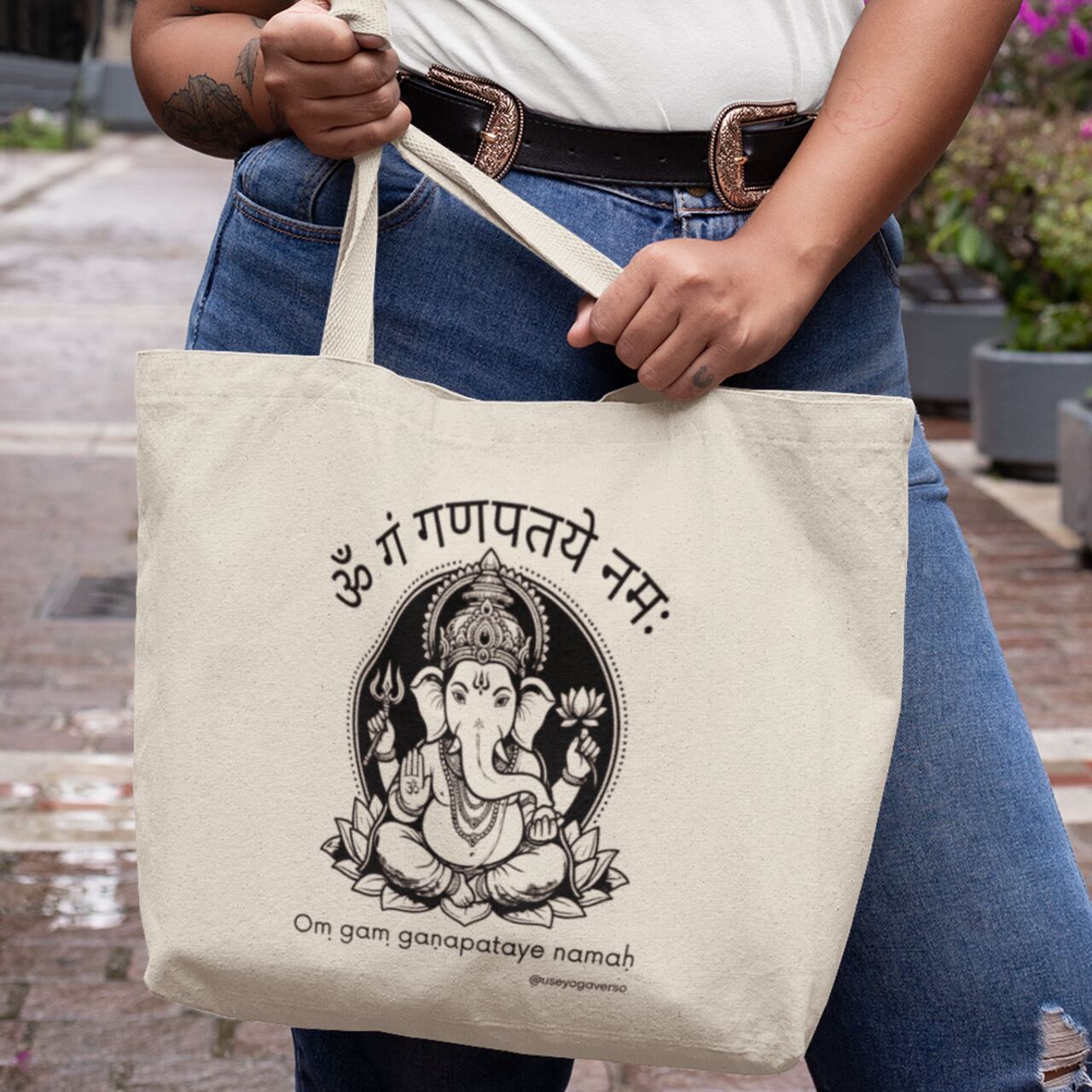 Ecobag Yoga - Sabedoria e Prosperidade de Ganesha