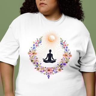Camiseta Plus Size Yoga - Primavera Interior