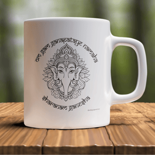 Caneca - Força Divina de Ganesha