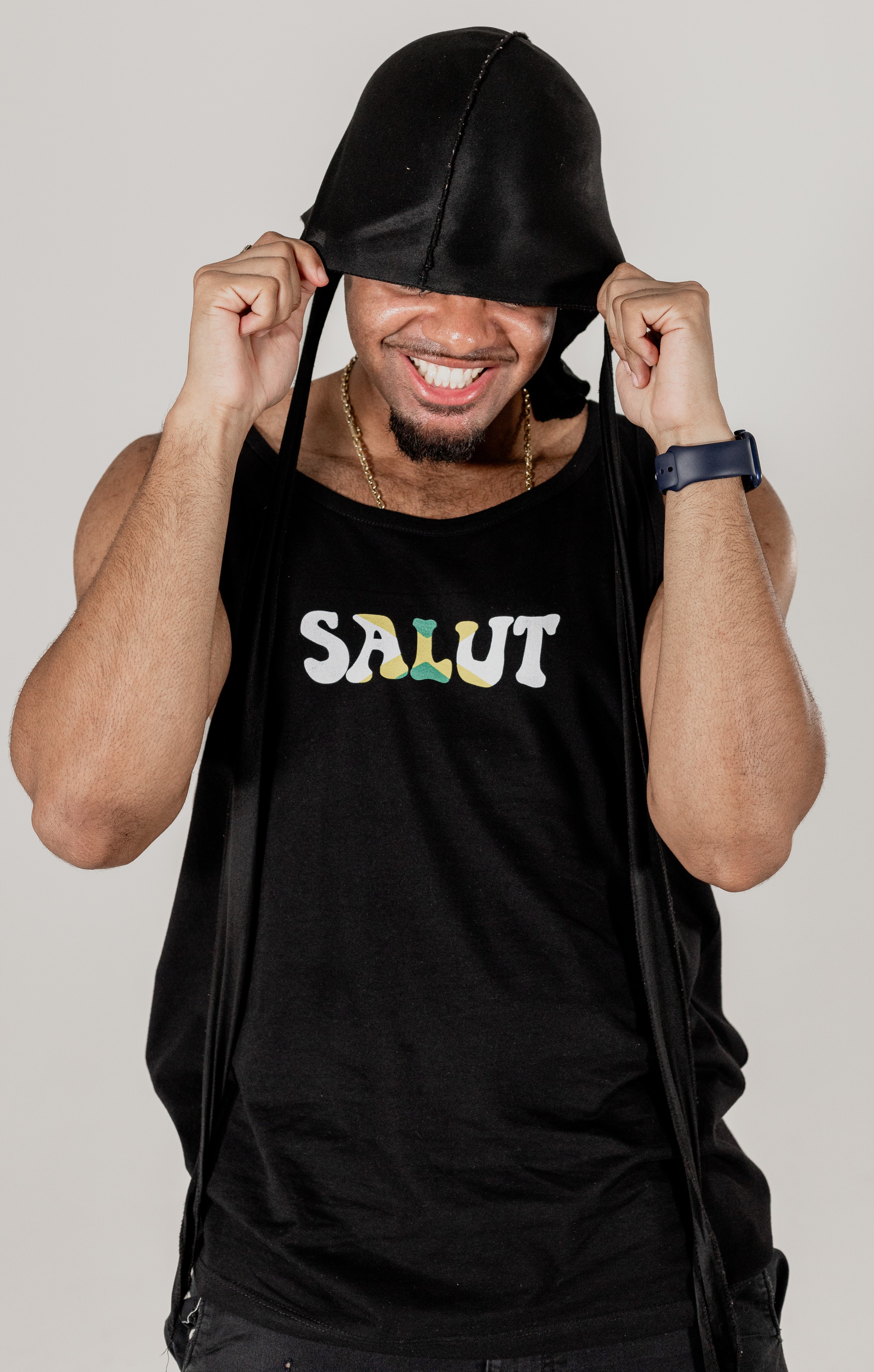 Salut Jamaica | Black | Tank Top