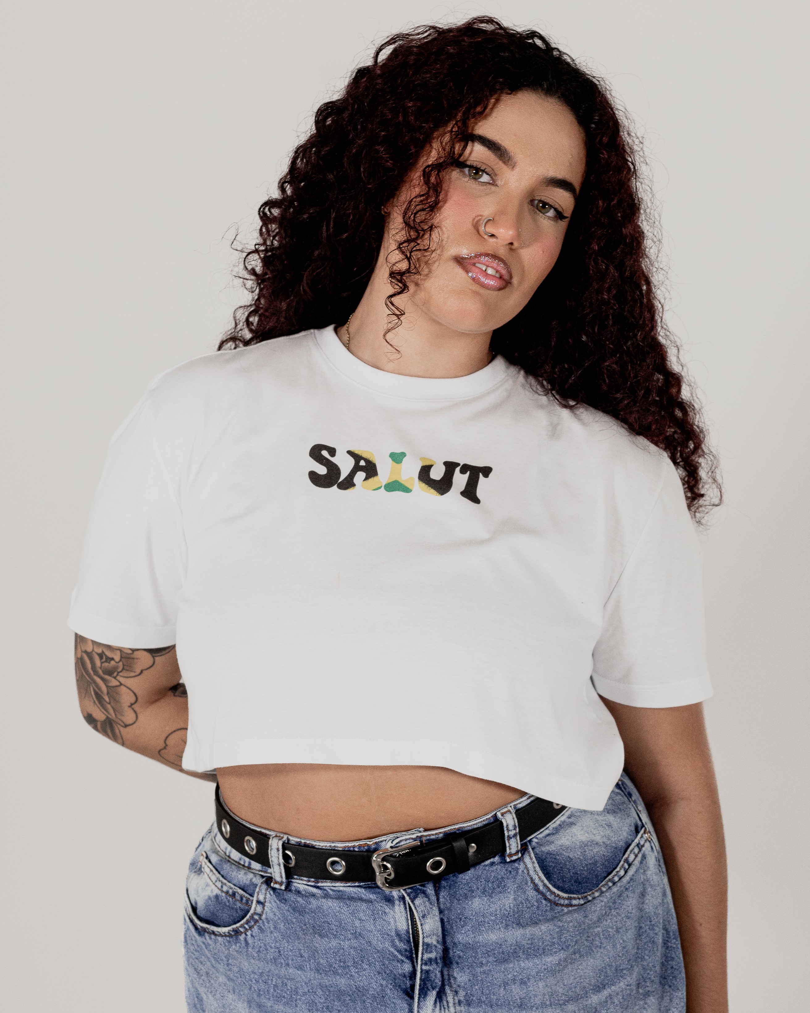 Salut Jamaica | White | Cropped